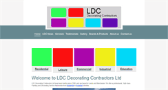 Desktop Screenshot of ldcdecoratingcontractors.co.uk