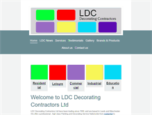 Tablet Screenshot of ldcdecoratingcontractors.co.uk